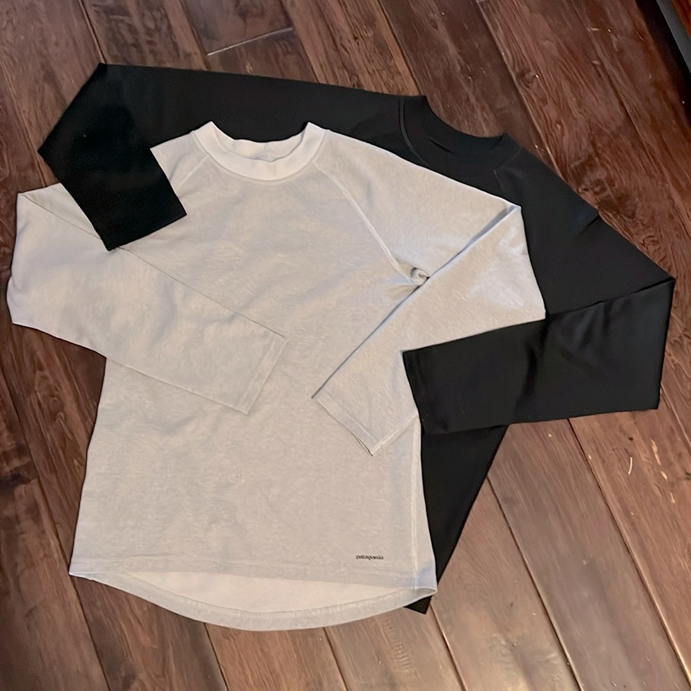 Patagonia kids XL (14-16) Capilene 3 midweight 2 shirt bundle.